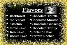 Ara Cakes Retailer Tailor Made Cakes Flavor List