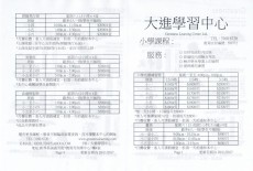 Greatness Learning Centre Learning Centre Kids Academics Class Leaflet Kwai Fong