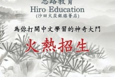Hiro Education promotion flyer