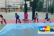Leadership Sports HK learning basketball