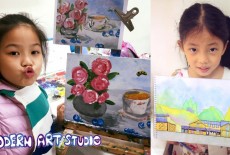 Modern Art Studio Learning Centre Kids Painting Class Tai Wai