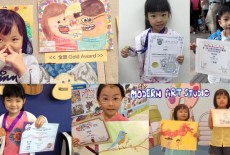 Modern Art Studio Learning Centre Kids Painting Class Tai Wai