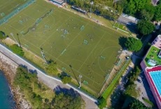 Tinytots Playing Soccer Football Kids Class Coach Field Have fun make friends German Swiss International School Pok Fu Lam