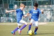 Tinytots Playing Football Kids Class The ISF Pre-school