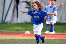 Tinytots Playing Soccer Football Kids Class Coach Field have fun make friends Kingston International School Lower Primary Kowloon